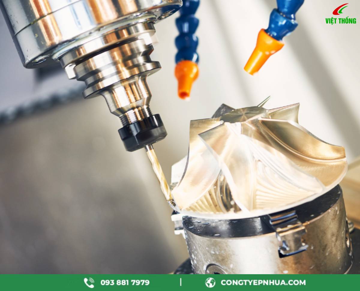 Phay bằng dao phay ngón trên máy CNC