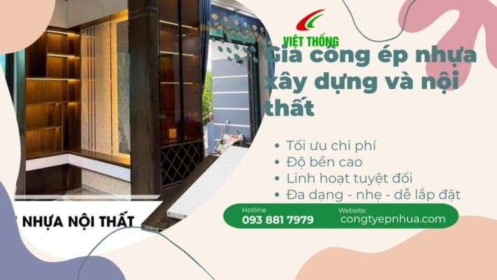 Gia công ép nhựa xây dựng và nội thất