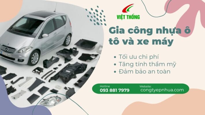 Gia công ép đồ nhựa oto và xe máy