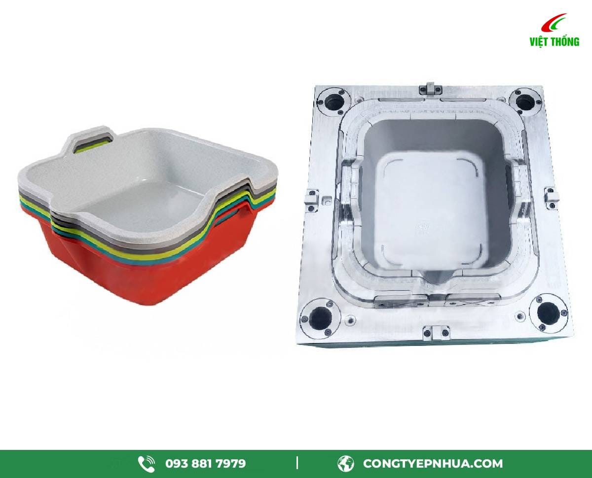 Gia công khuôn nhựa chậu kiểng hoàng chỉnh