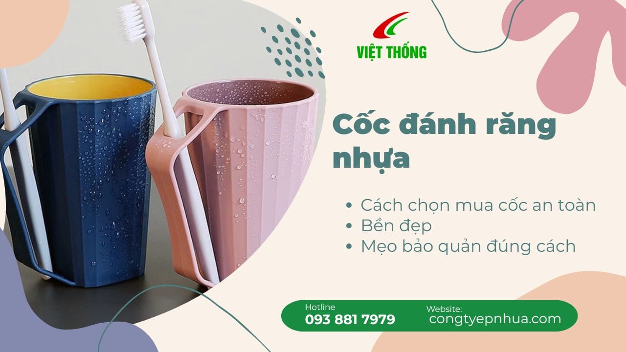 Cốc Đánh Răng Nhựa