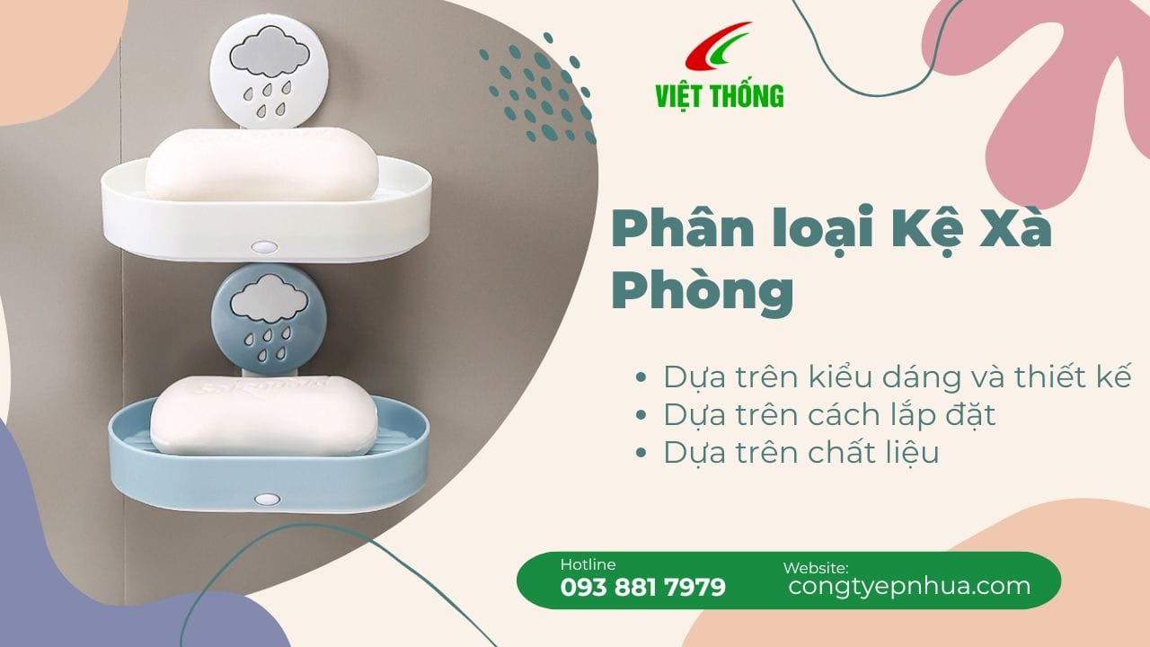 Kệ xà phòng bằng nhựa