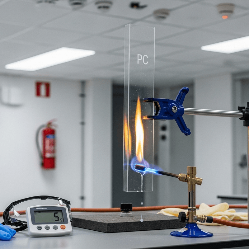 Đặc tính nhựa PC về an toàn cháy nổ