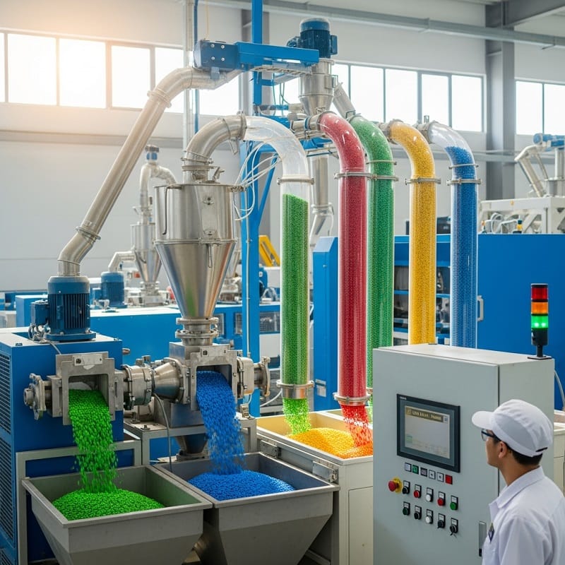 Nhựa màu Giảm thiểu tối đa lượng bụi