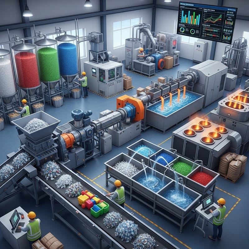 Tối Ưu Hóa Quy Trình Sản Xuất hạt nhựa trong nước