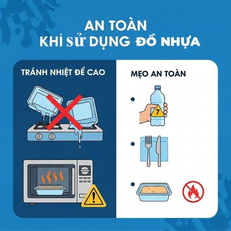 An Toàn Khi Sử Dụng Đồ Nhựa