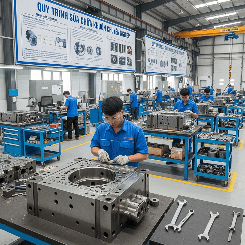 Quy Trình Sửa Chữa Khuôn Chuyên Nghiệp Tại Việt Thống