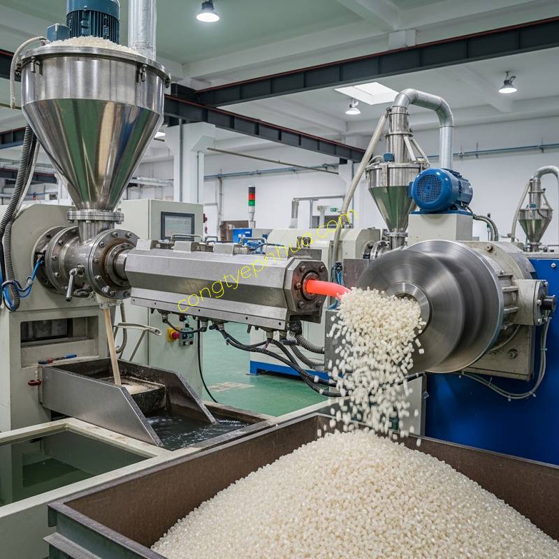 sản xuất hạt nhựa công nghệ ép đùn