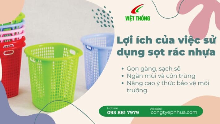 sọt rác nhựa