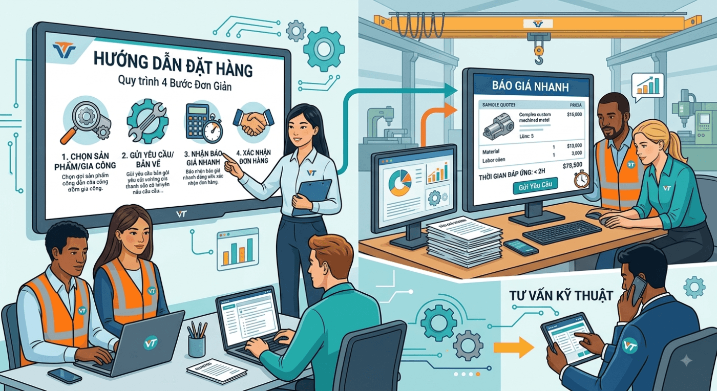 Hướng Dẫn Đặt Hàng & Báo Giá Nhanh