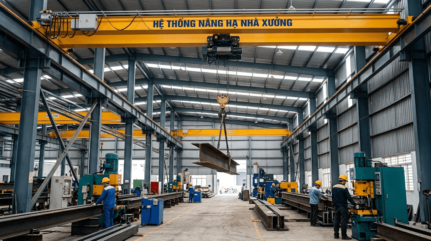 Pa Lăng Và Hệ Thống Nâng Hạ Nhà Xưởng